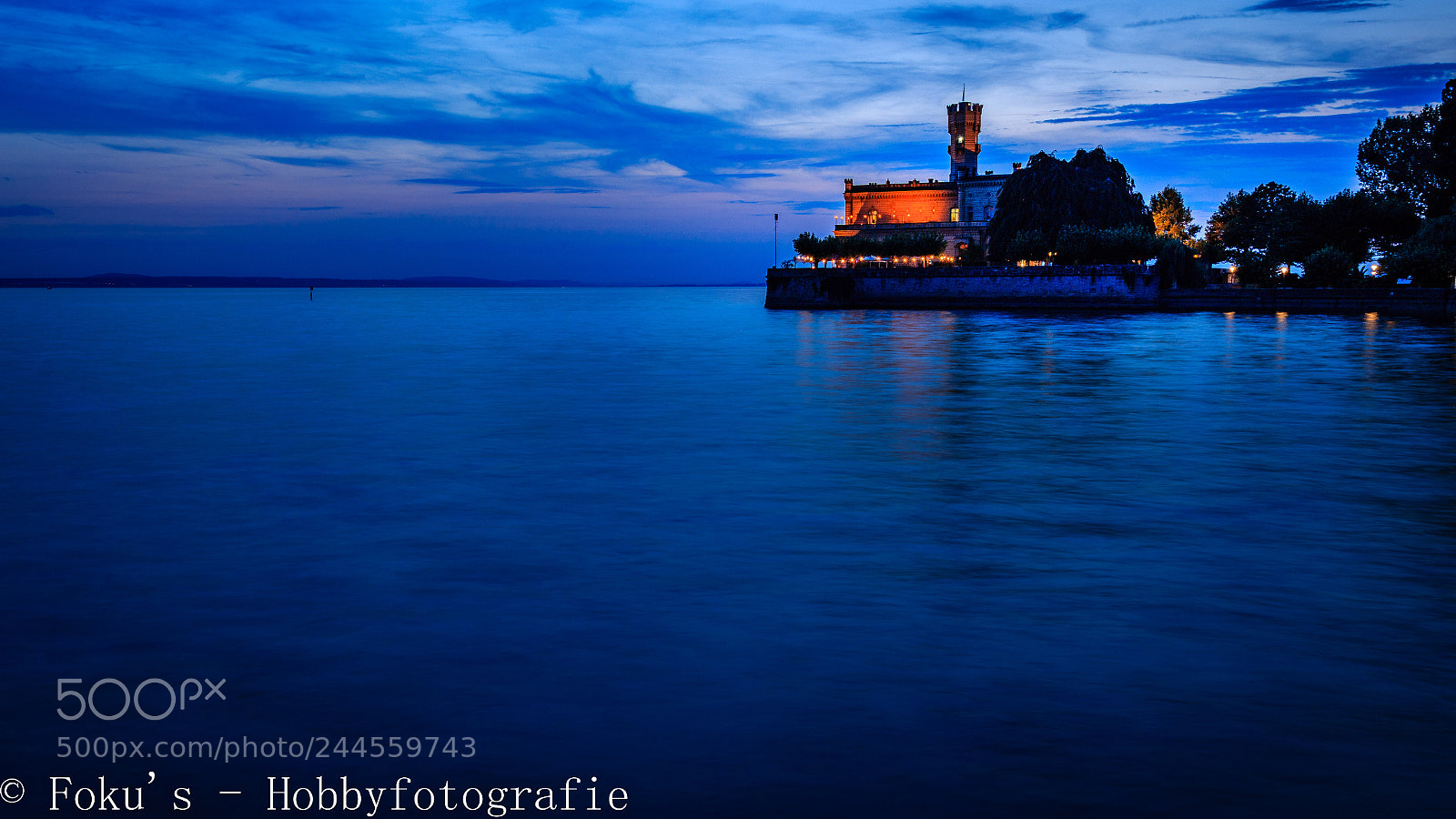 Canon EOS 70D sample photo. Blue hour at lake photography