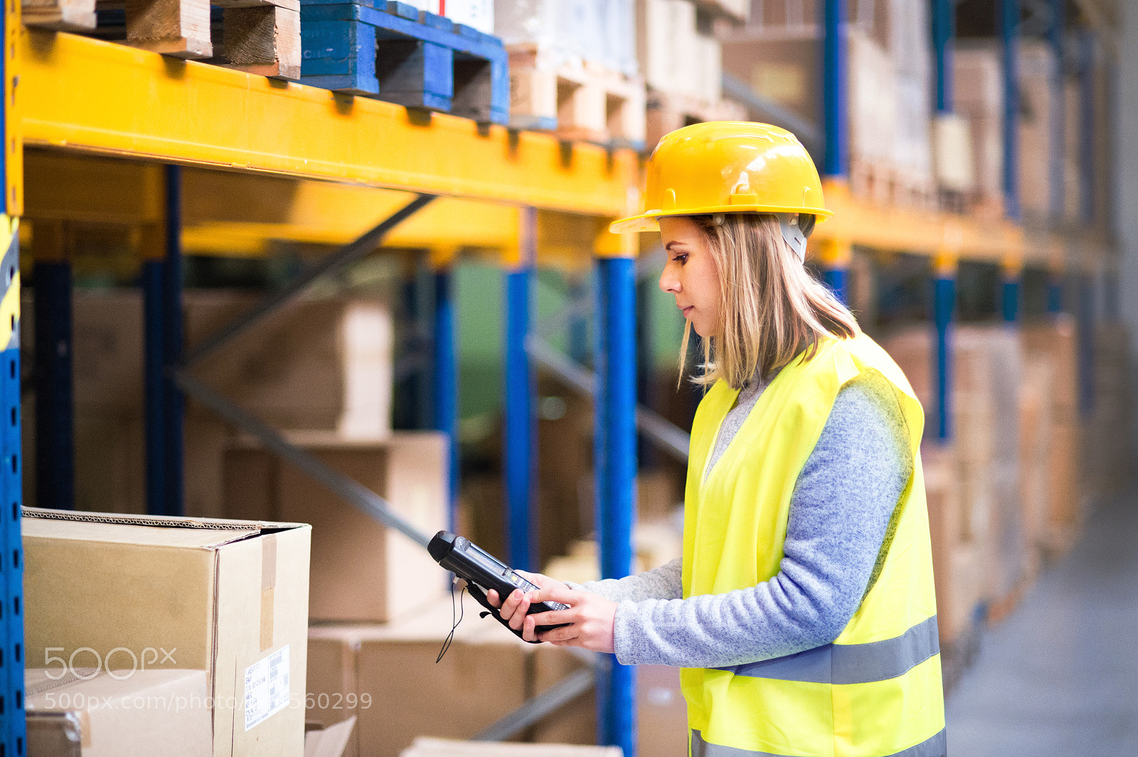 Nikon D4S sample photo. Warehouse woman worker with photography