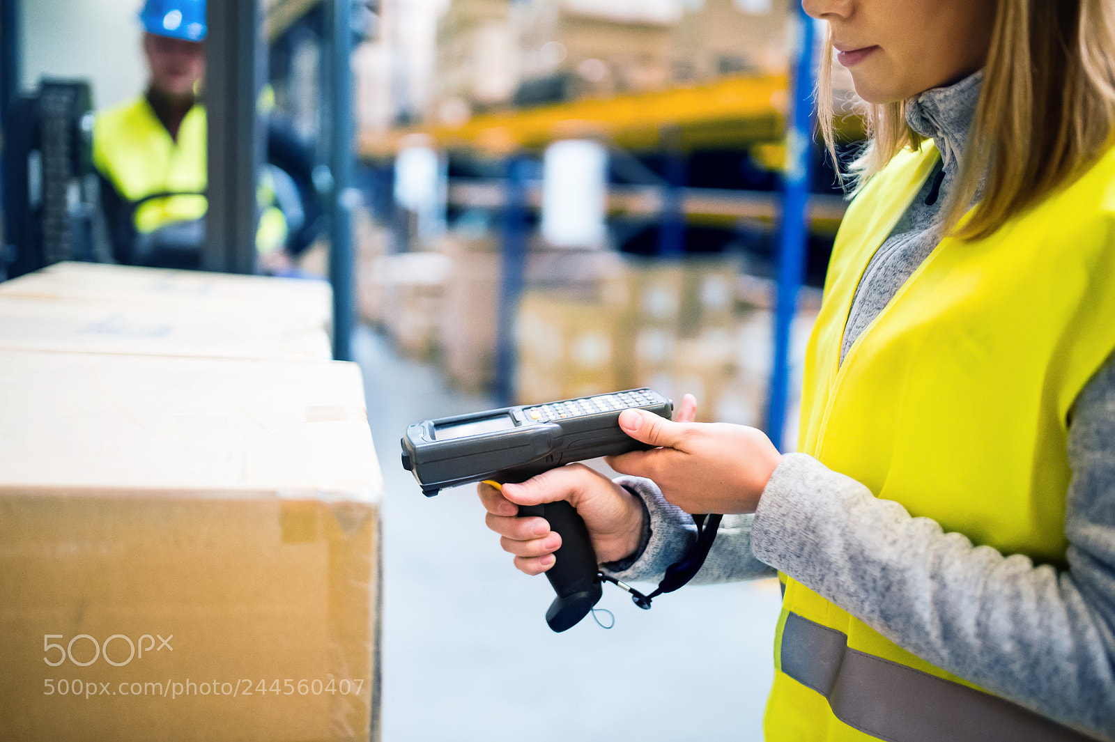 Nikon D4S sample photo. Warehouse woman worker with photography