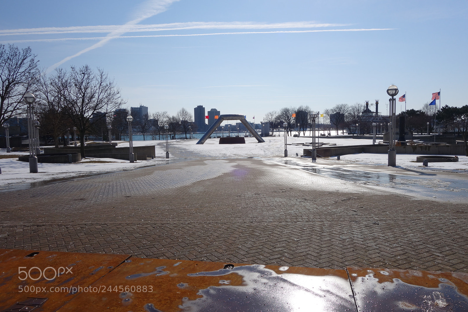 Sony Cyber-shot DSC-RX100 II sample photo. Rust in hart plaza photography