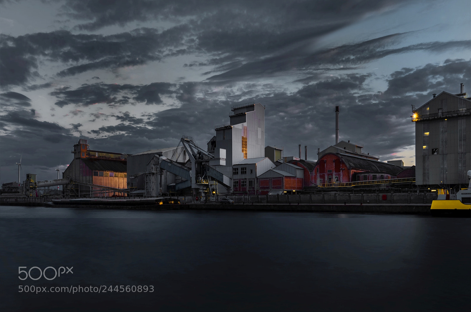 Olympus OM-D E-M1 Mark II sample photo. Factory by the river photography