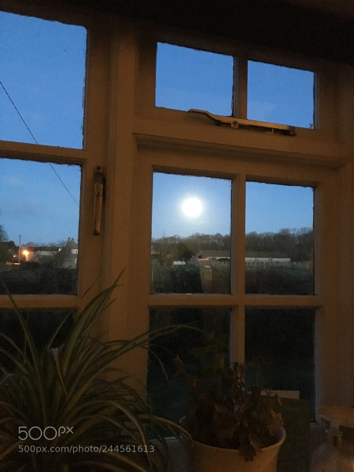 Apple iPhone 6s sample photo. Moon morning. 1st feb 2018 photography