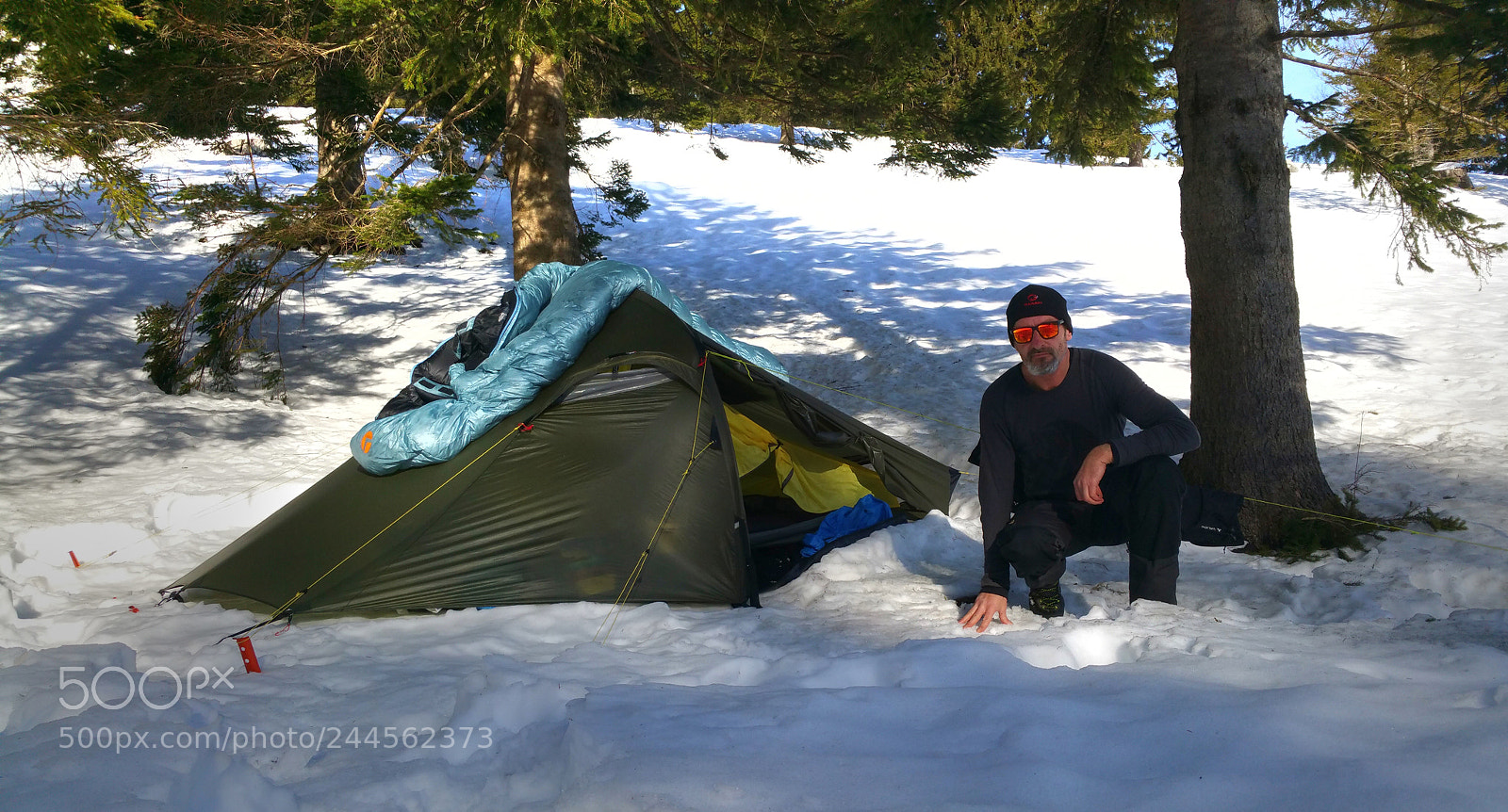 Samsung Galaxy Note4 sample photo. Winter wild camp photography