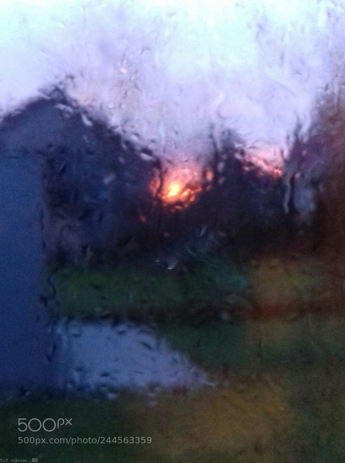 Samsung Galaxy J3(2016) sample photo. Morning painted on glass 2 photography