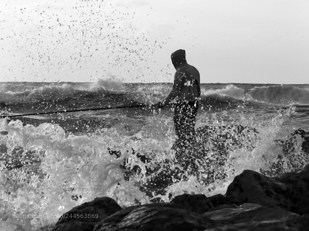 Olympus OM-D E-M5 II sample photo. Catcher of waves photography