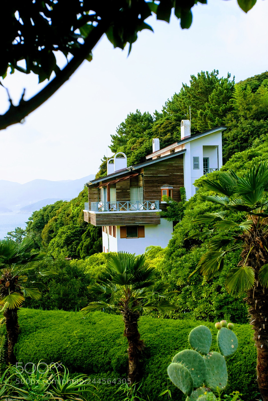 Canon EOS-1D Mark III sample photo. House in green. photography
