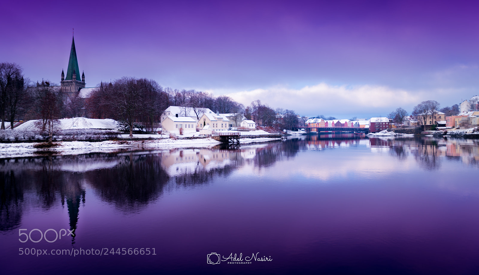 Nikon D800 sample photo. Winter day in trondheim photography