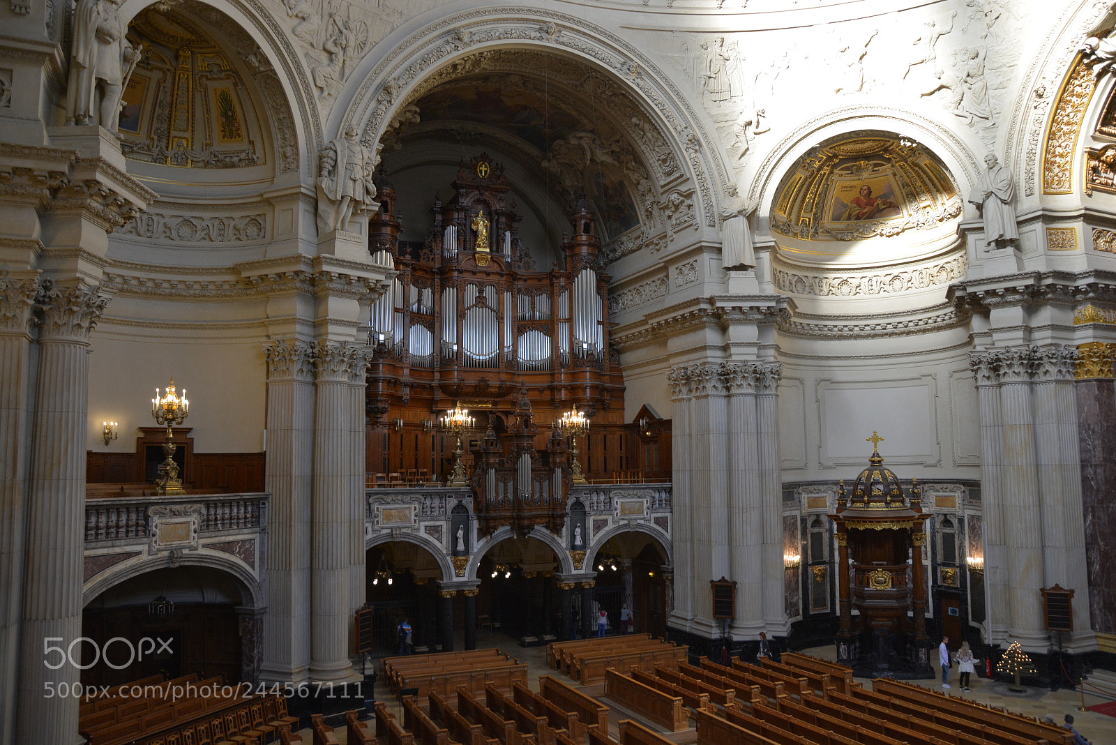 Nikon D7100 sample photo. Inside the berlin cathedral photography