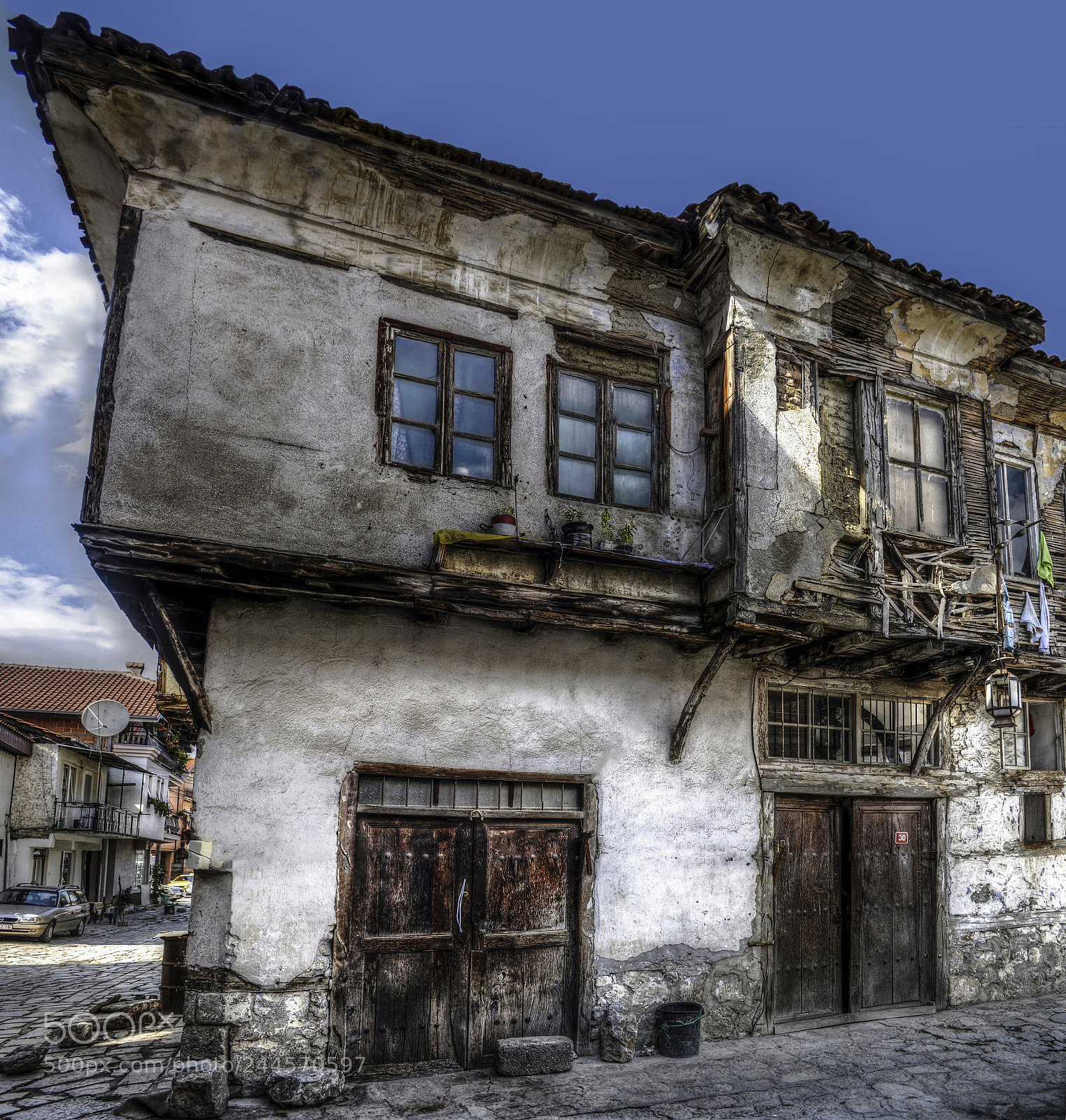 Nikon D5000 sample photo. Old house photography