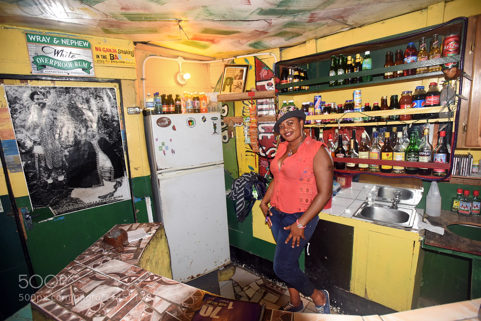 Nikon D810 sample photo. Woman in country store photography