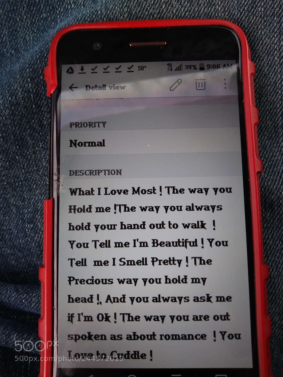 LG ARISTO sample photo. She loved me ! photography