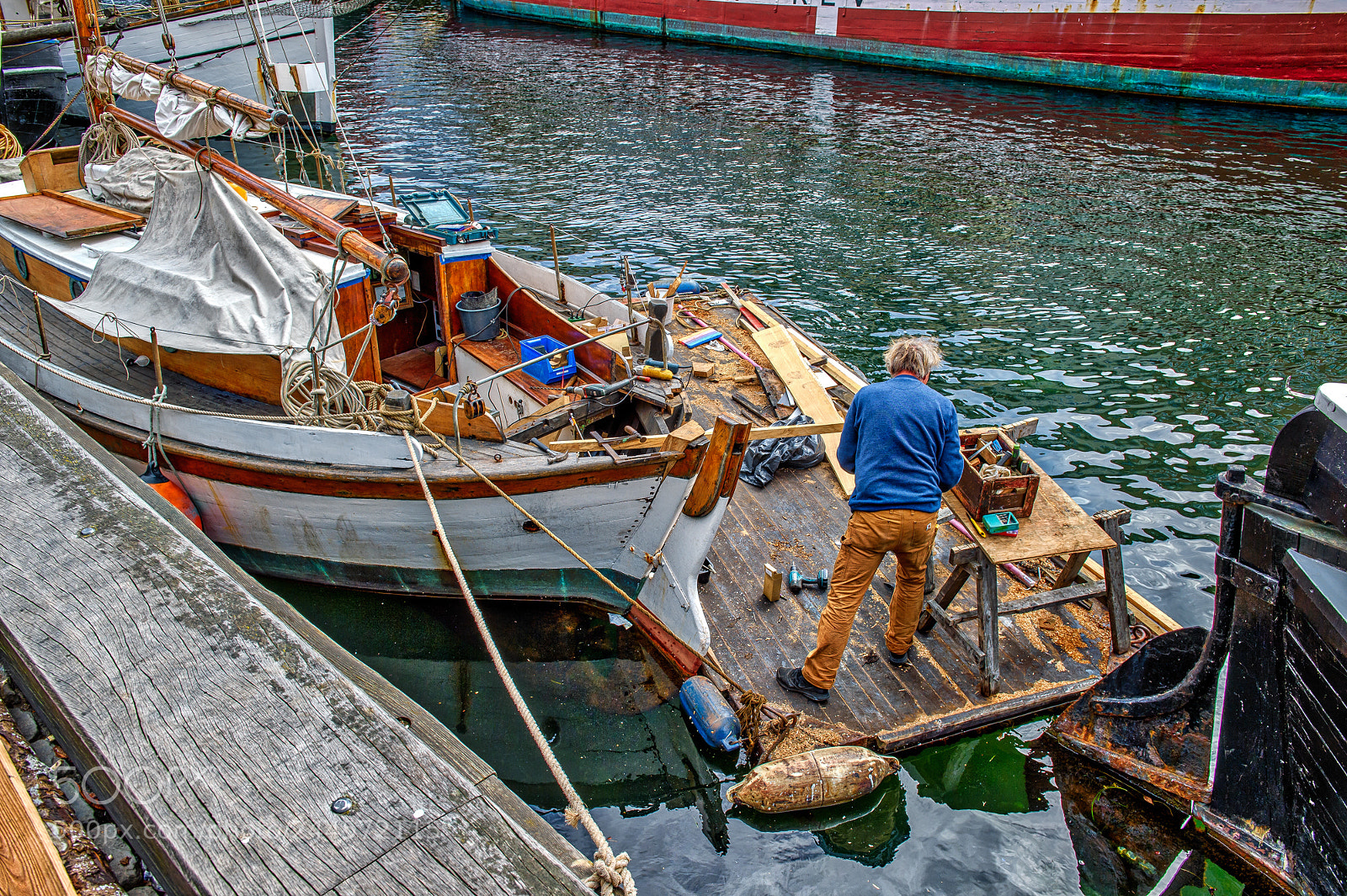 Nikon D4S sample photo. Repair in harbor kopenhagen ! photography