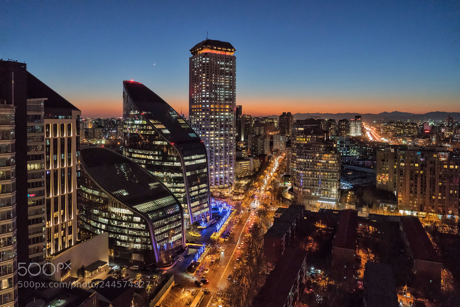 Sony a7R III sample photo. Beijing night photography