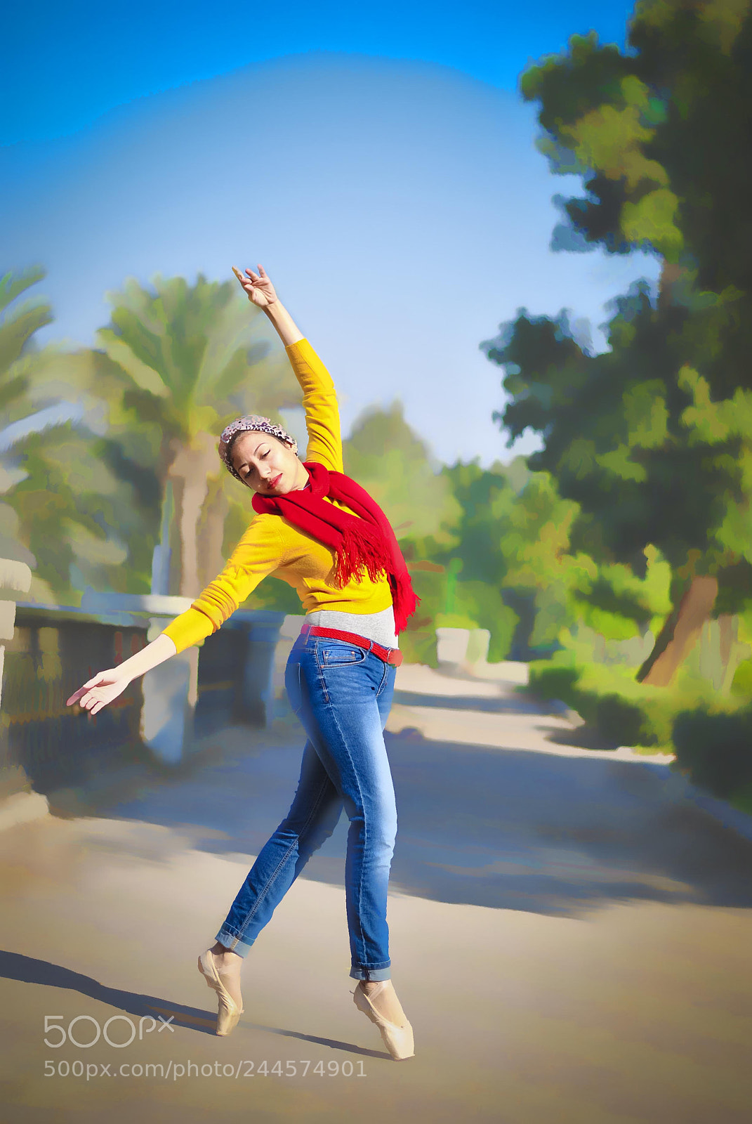 Nikon D3000 sample photo. Ballet dancer photography