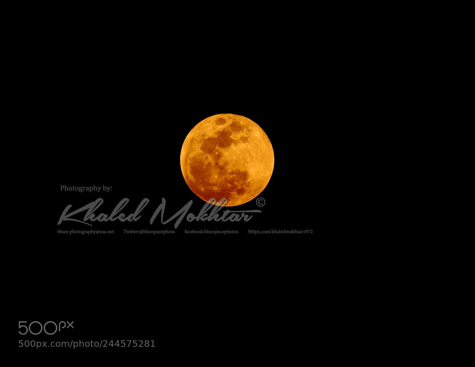 Canon EF-S 55-250mm F4-5.6 IS II sample photo. Super moon blood photography