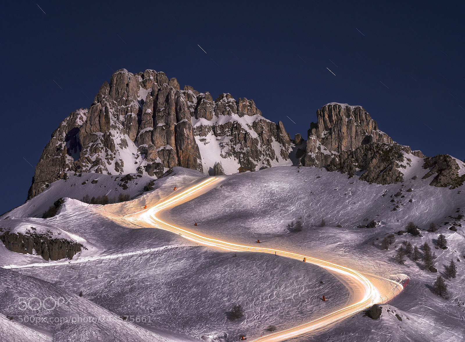 Nikon D610 sample photo. Moonlight on chabrières photography