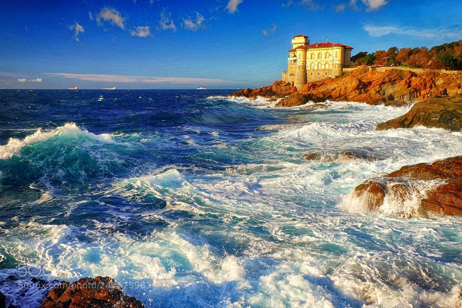 Fujifilm X-M1 sample photo. Colors of the sea photography
