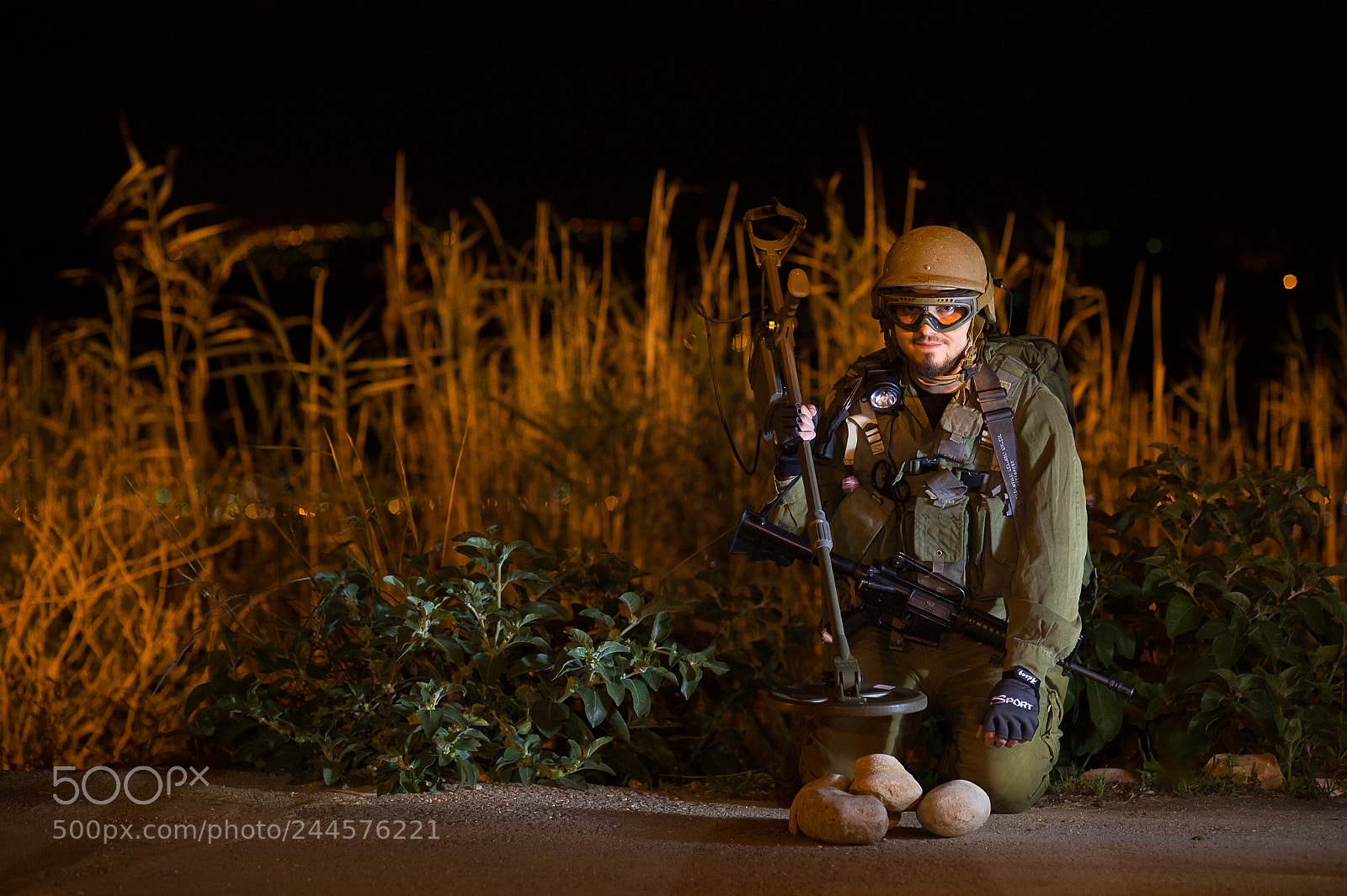 Nikon Df sample photo. Israeli mine finder photography