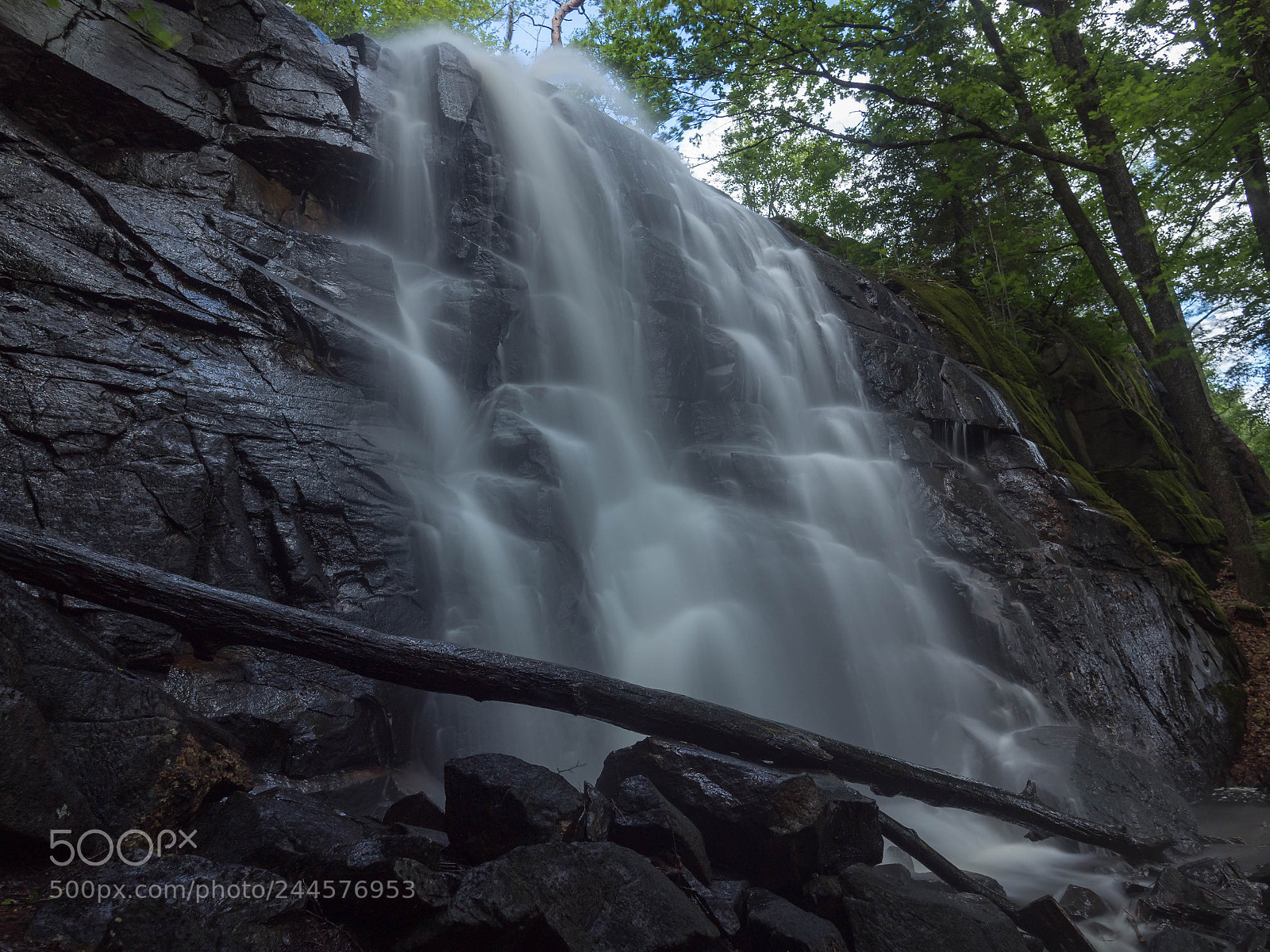 Olympus OM-D E-M5 II sample photo. The waterfall at alb photography