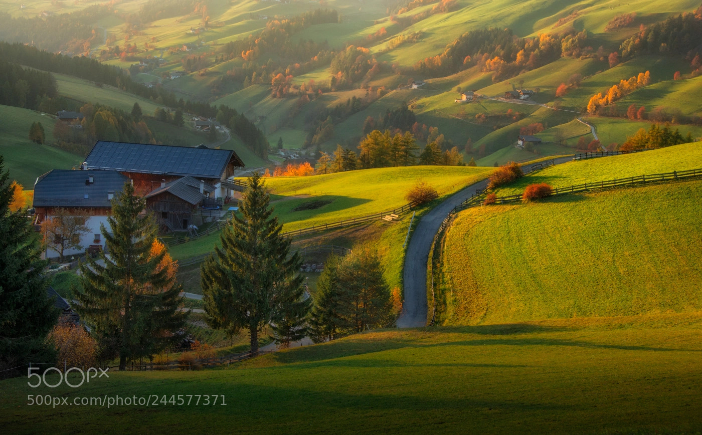 Nikon D600 sample photo. Santa maddalena's evennig shadows photography