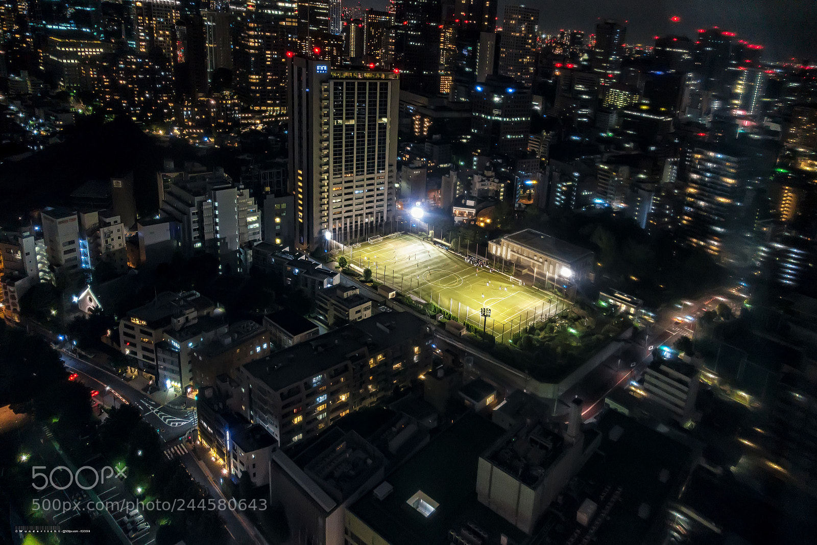 Sony Cyber-shot DSC-RX100 III sample photo. Roof soccer field photography