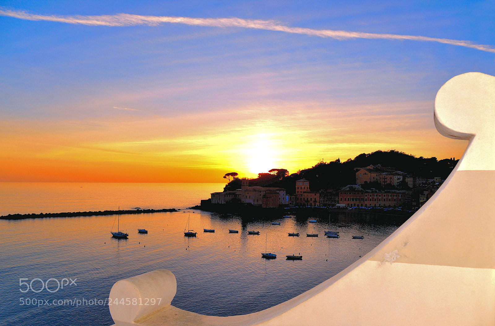 Nikon D610 sample photo. Sestri sunset photography