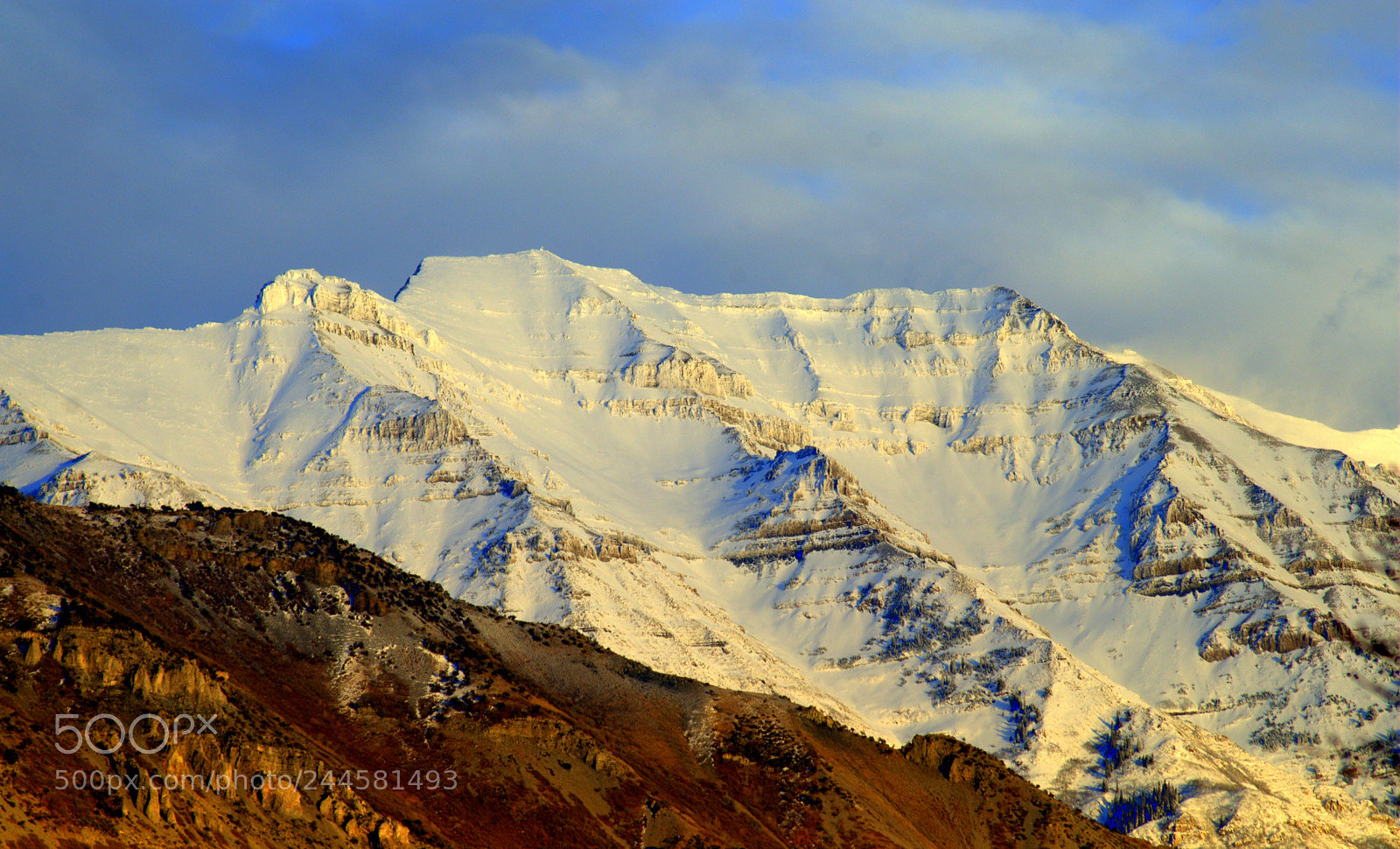Nikon D3000 sample photo. Mt. timpanogos photography
