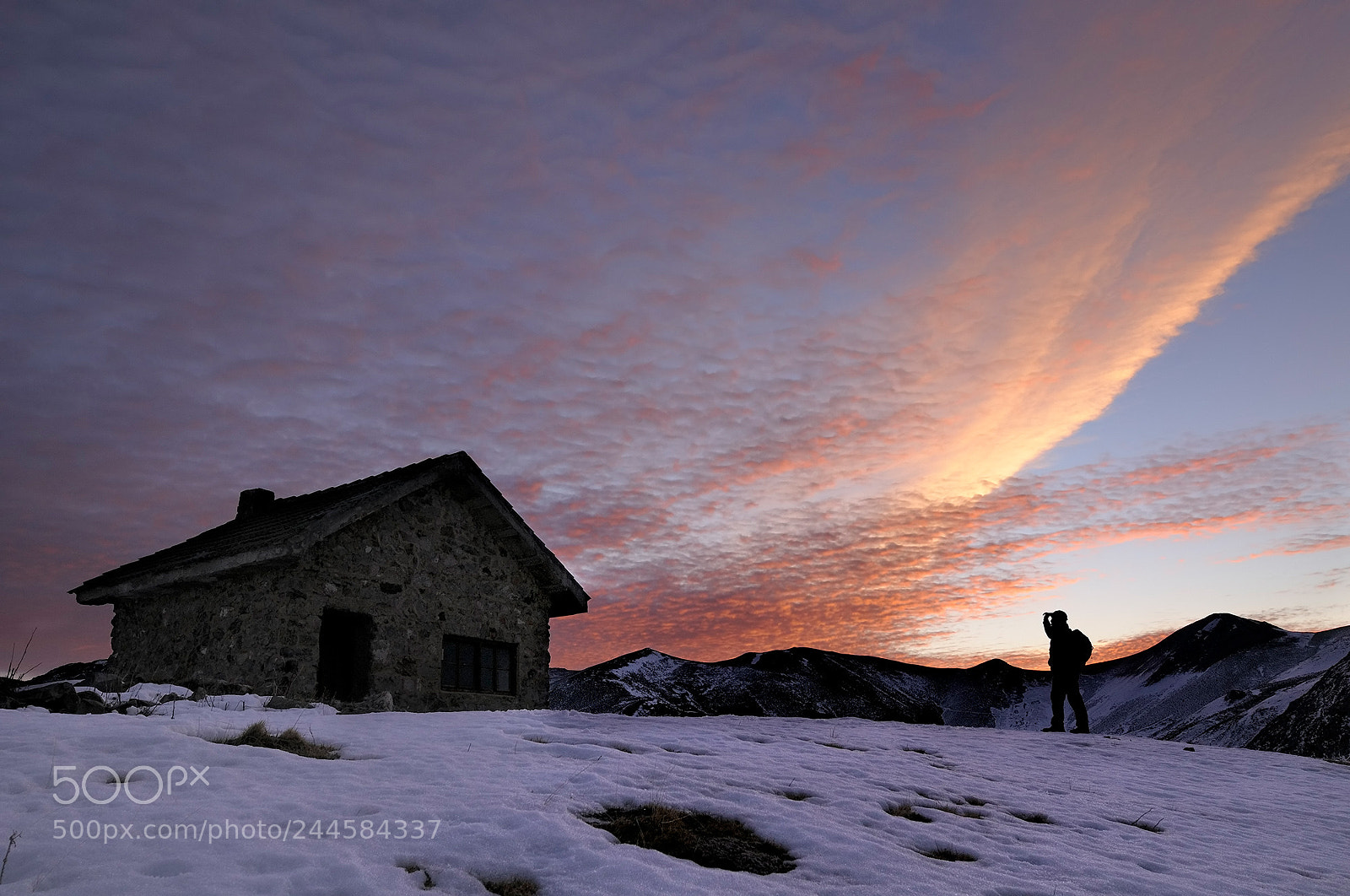 Nikon D300 sample photo. Sunrise on the mountain. photography