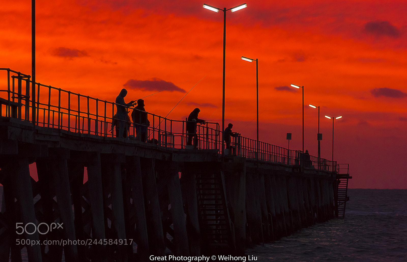 Nikon D810 sample photo. Fishing at dusk photography