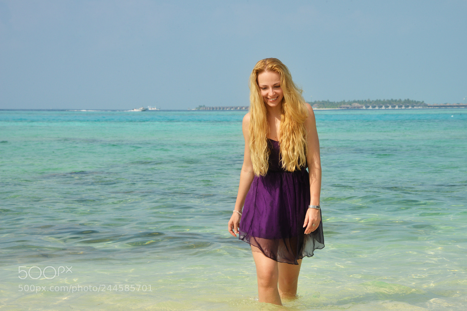 Nikon D800 sample photo. Woman in maldives photography