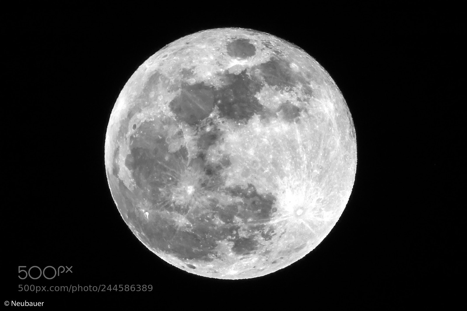 Nikon D7200 sample photo. Super-vollmond 31012018 1907 100 photography
