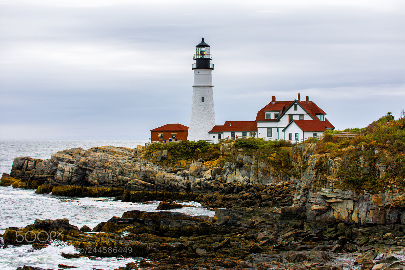 Nikon D7100 sample photo. Portland head light photography