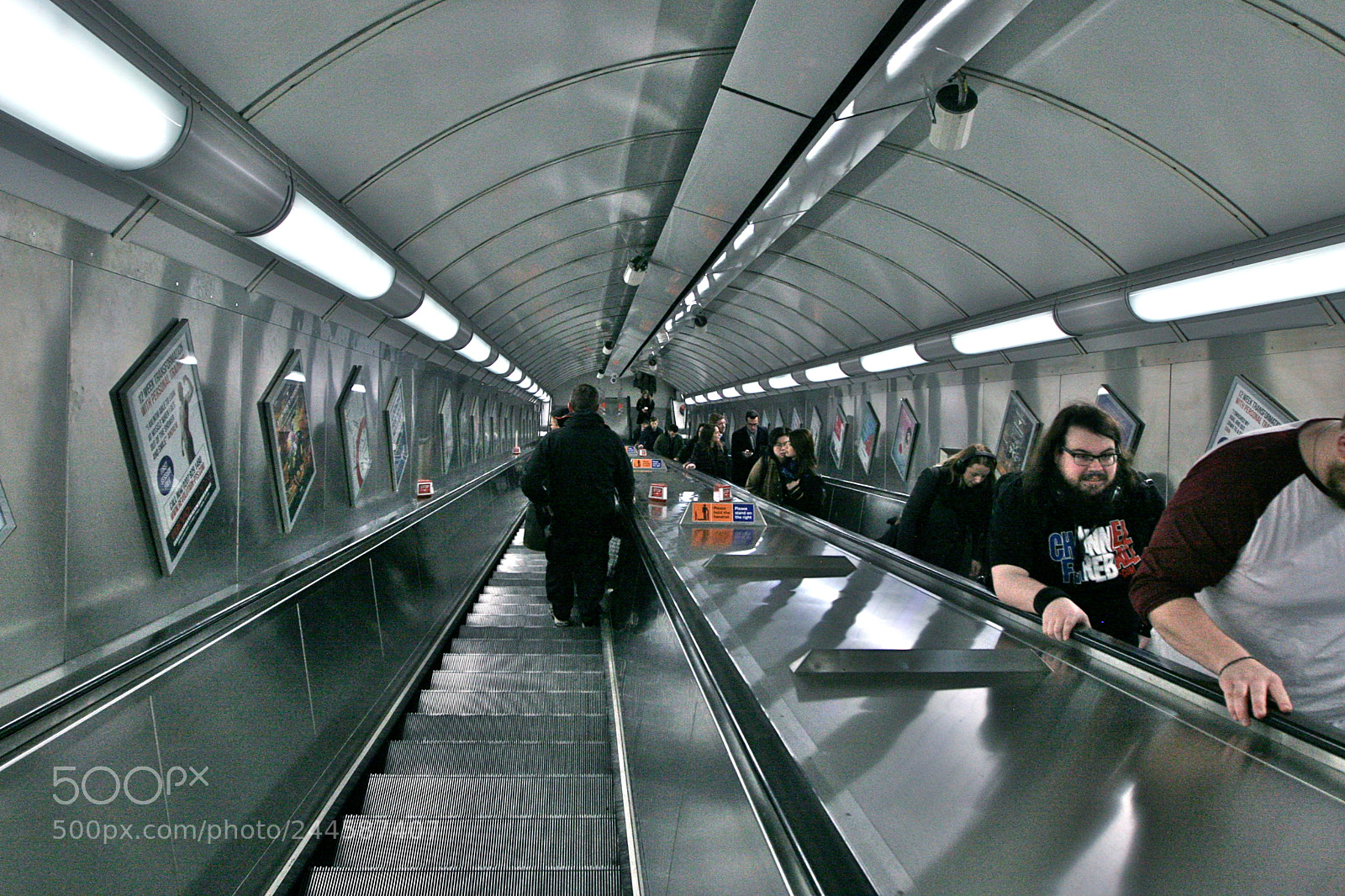 Canon EOS 30D sample photo. Escalator photography