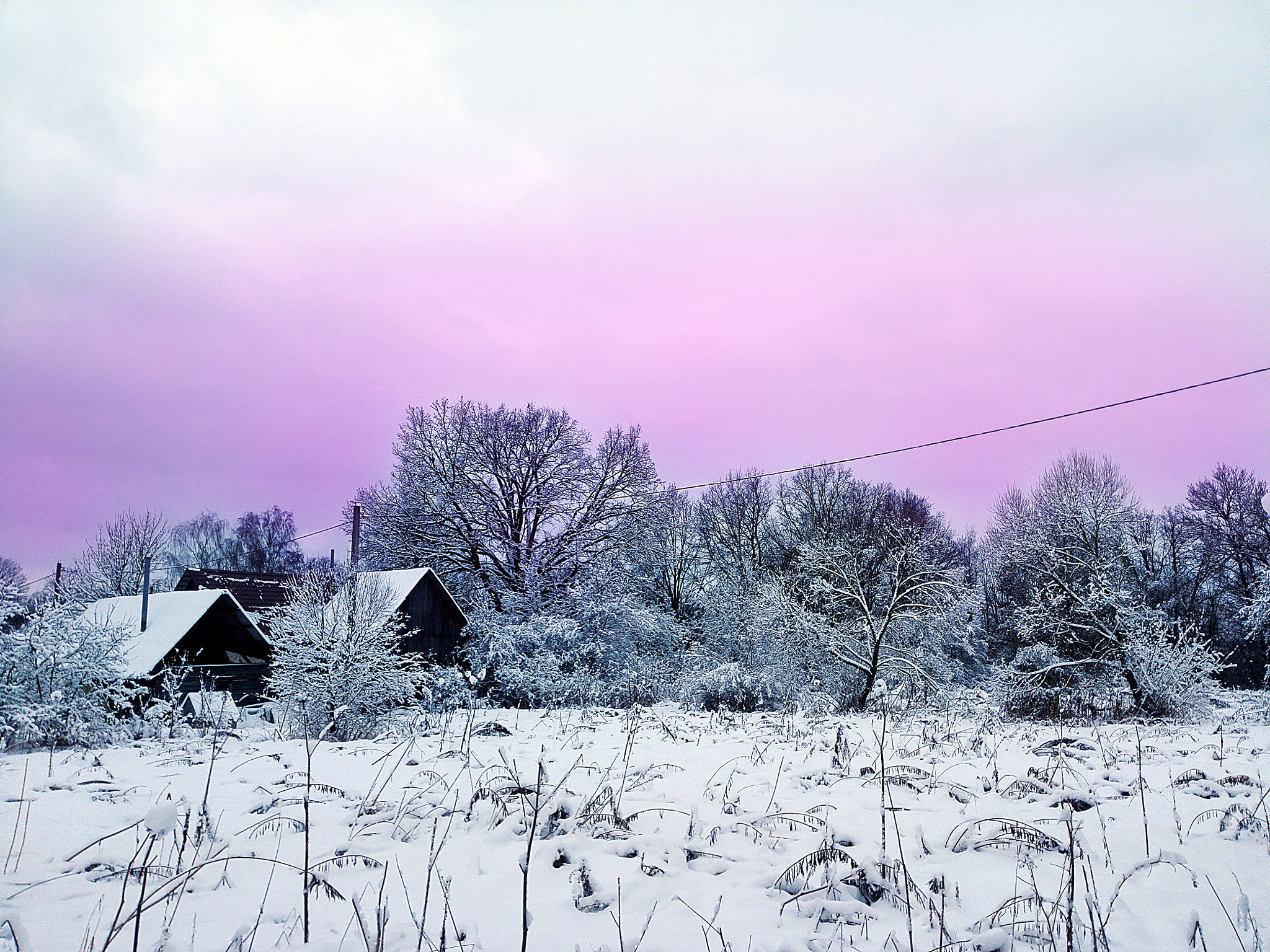 HUAWEI Mate 7 sample photo. Winters in the belarusian village photography