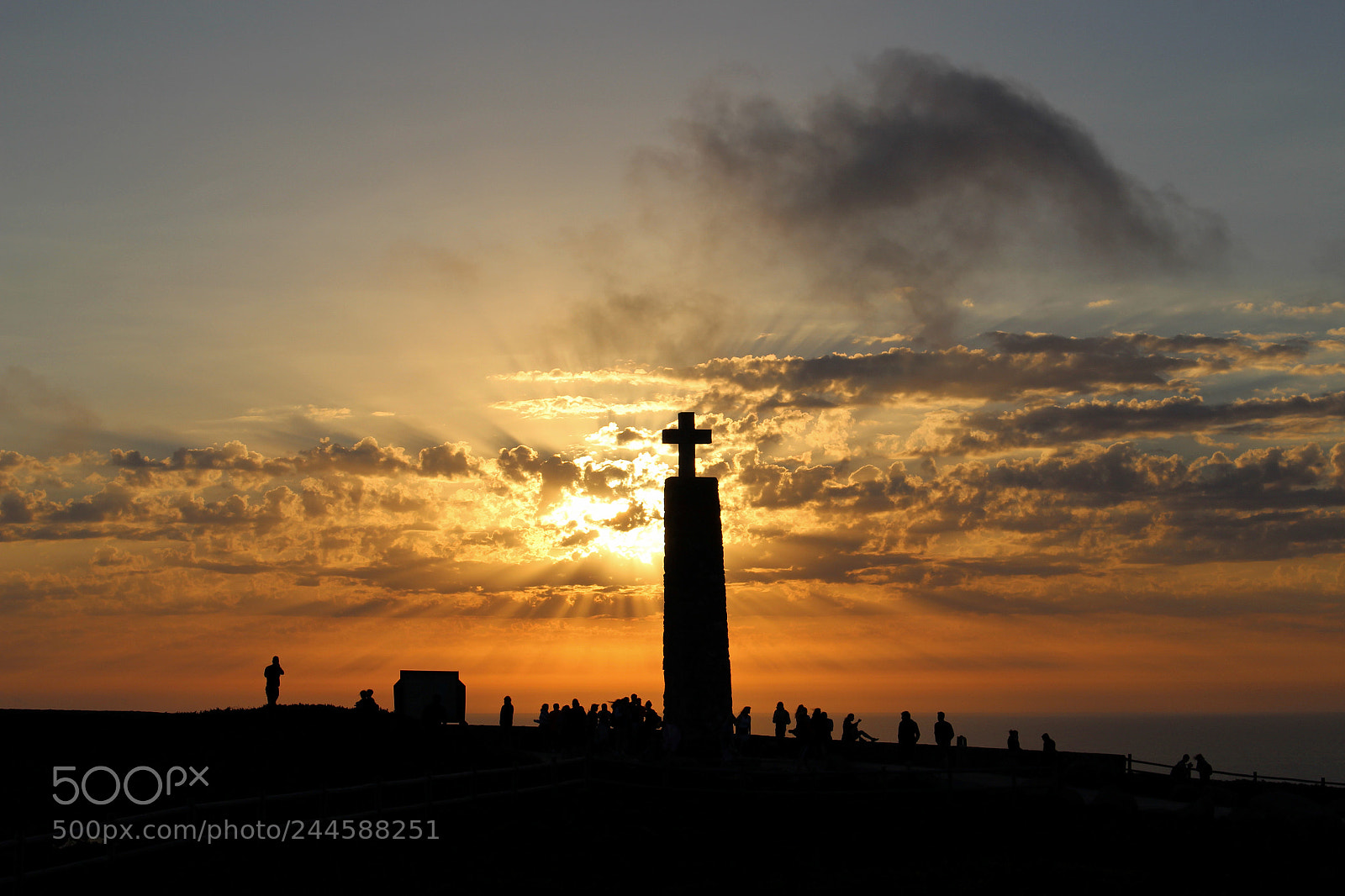 Canon EOS 100D (EOS Rebel SL1 / EOS Kiss X7) sample photo. Cabo da roca sunset photography