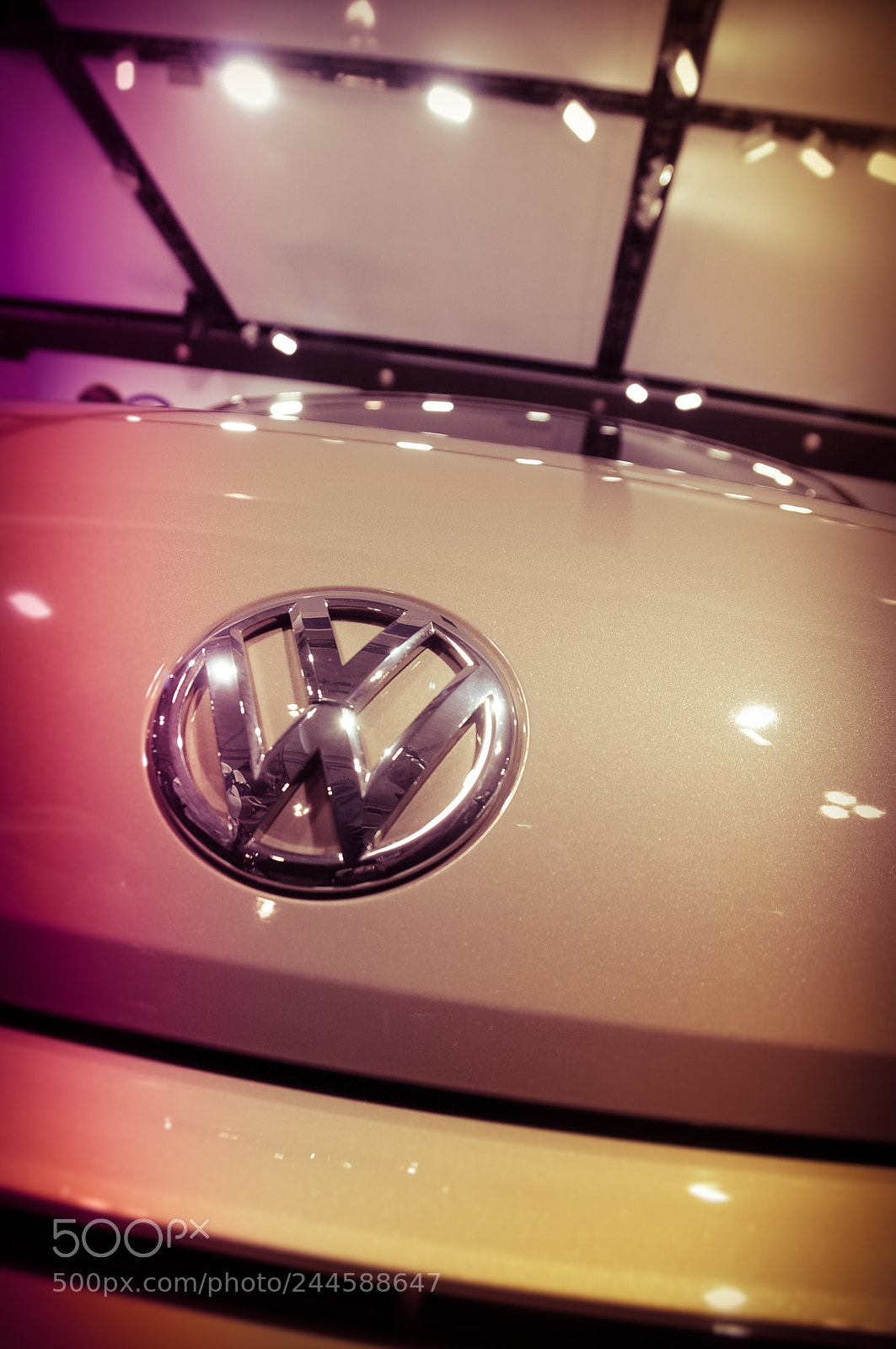 Nikon D300S sample photo. Volkswagen logo photography