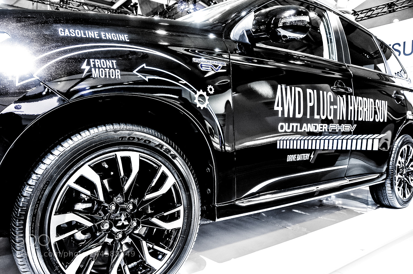 Nikon D300S sample photo. Mitsubishi outlander showcase autoshow photography
