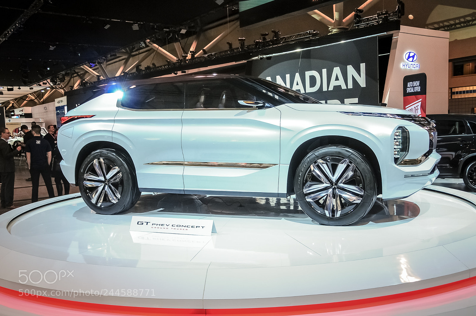 Nikon D300S sample photo. Mitsubishi gt-phev concept car photography