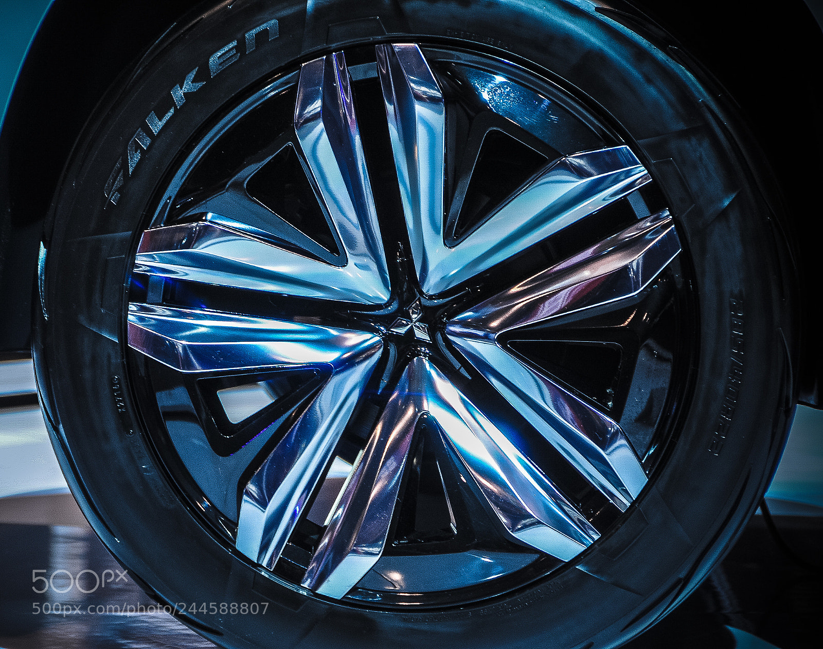 Nikon D300S sample photo. Mitsubishi alloy wheels photography