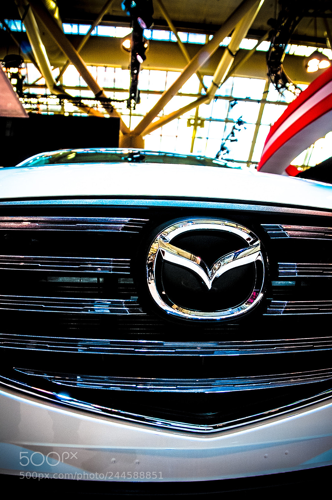 Nikon D300S sample photo. Mazda marvellous logo photography
