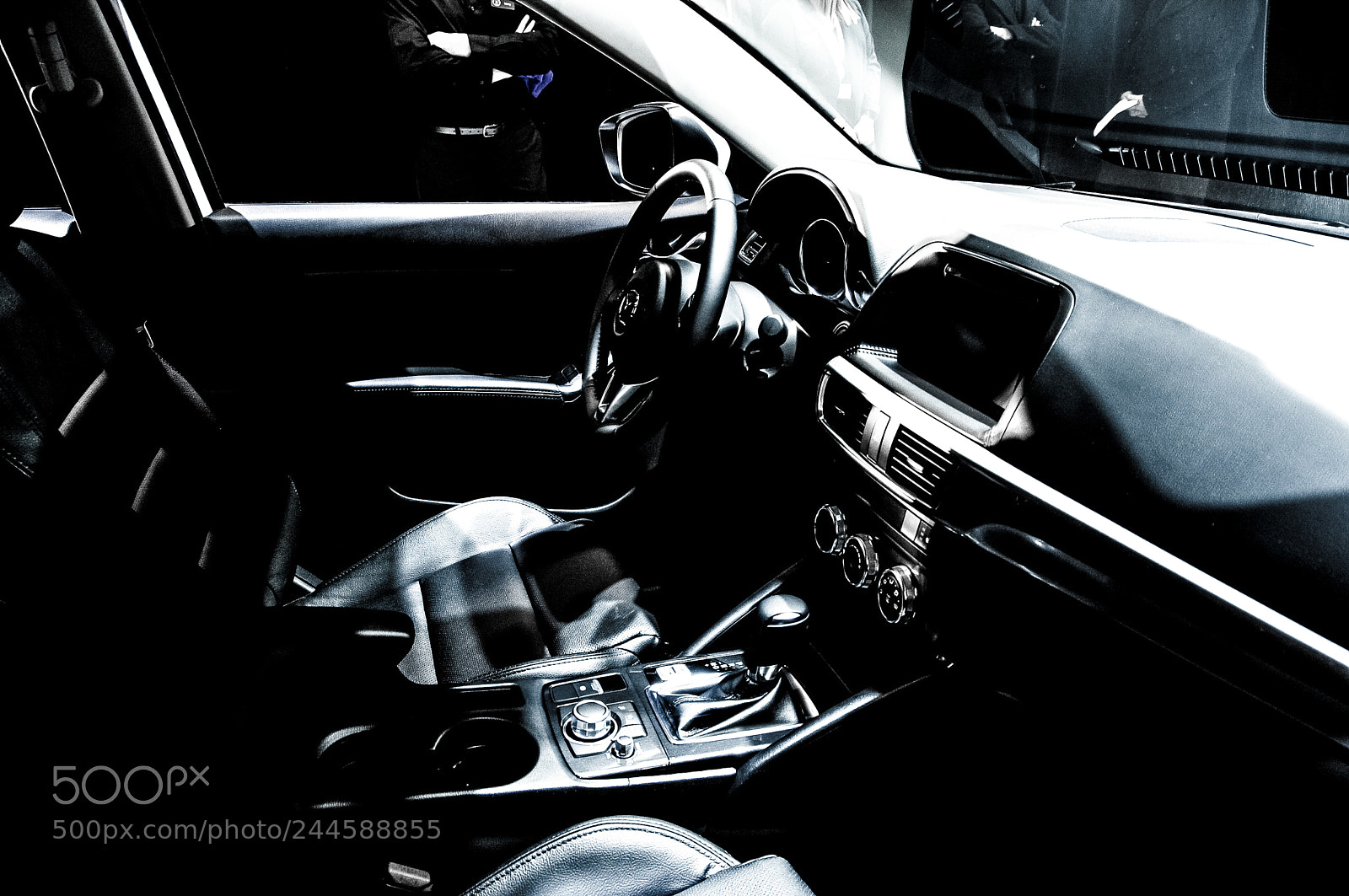 Nikon D300S sample photo. Mazda cx dashboard photography