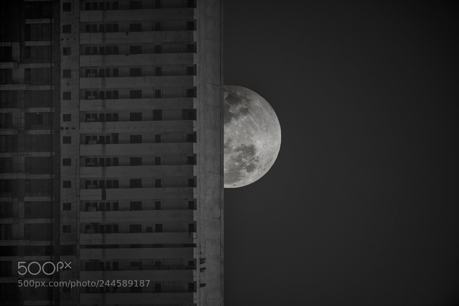 Nikon D810 sample photo. Lunar eclipse 2018 photography