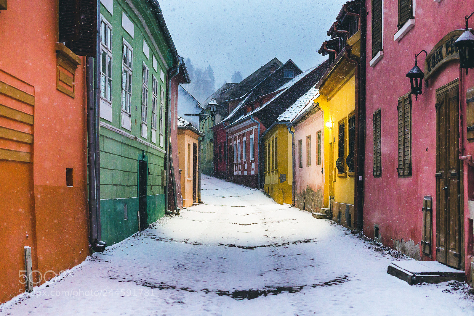 Nikon D610 sample photo. Night in sighisoara photography