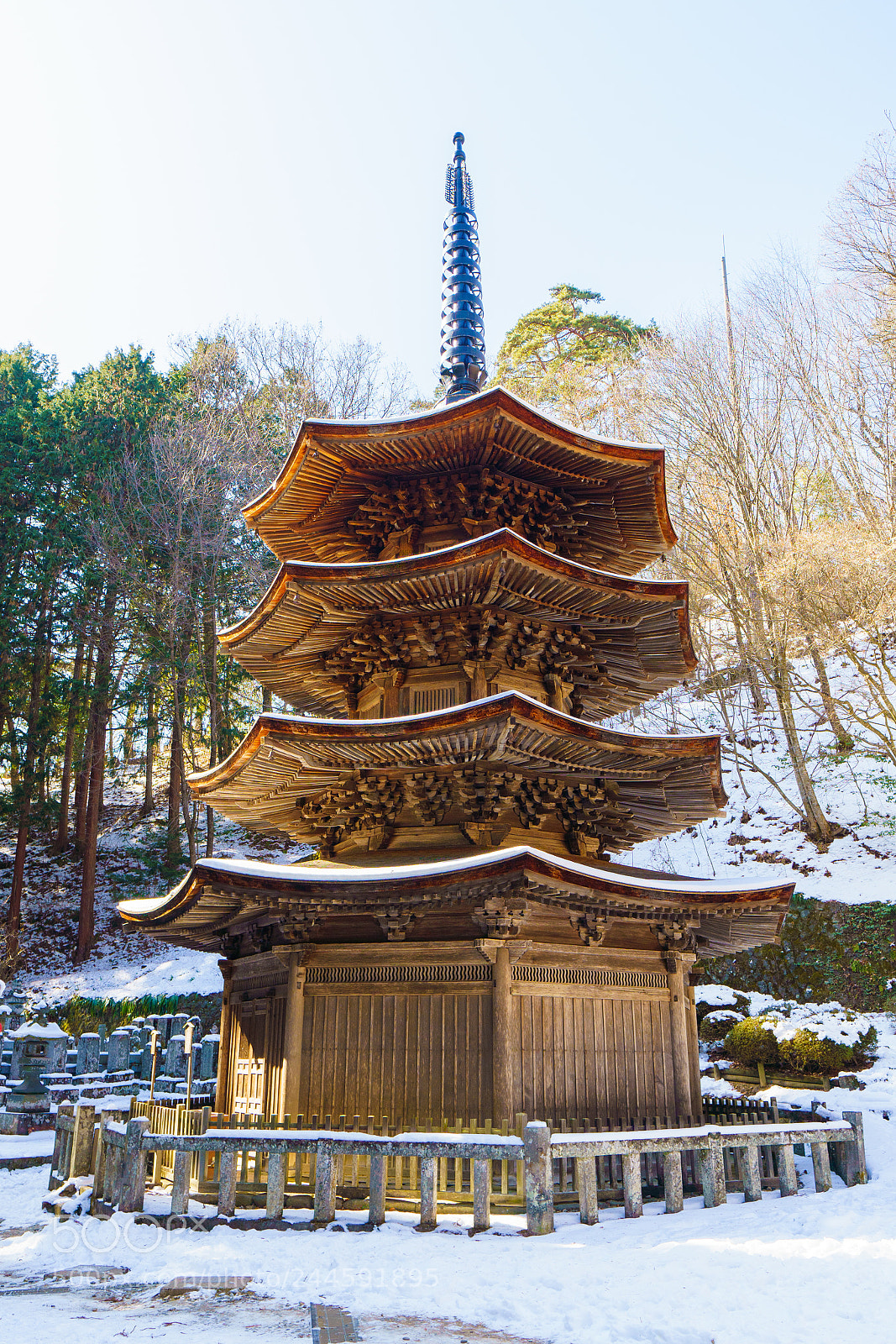 Sony a7R III sample photo. 国宝 安楽寺八角三十塔 photography