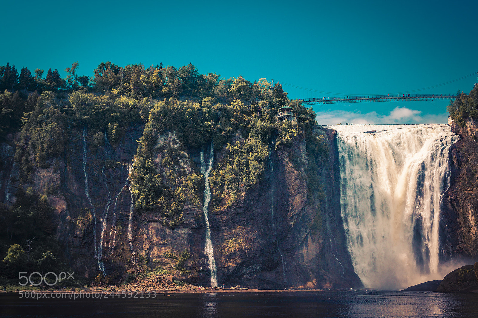 Sony SLT-A65 (SLT-A65V) sample photo. Montmerency falls quebec photography