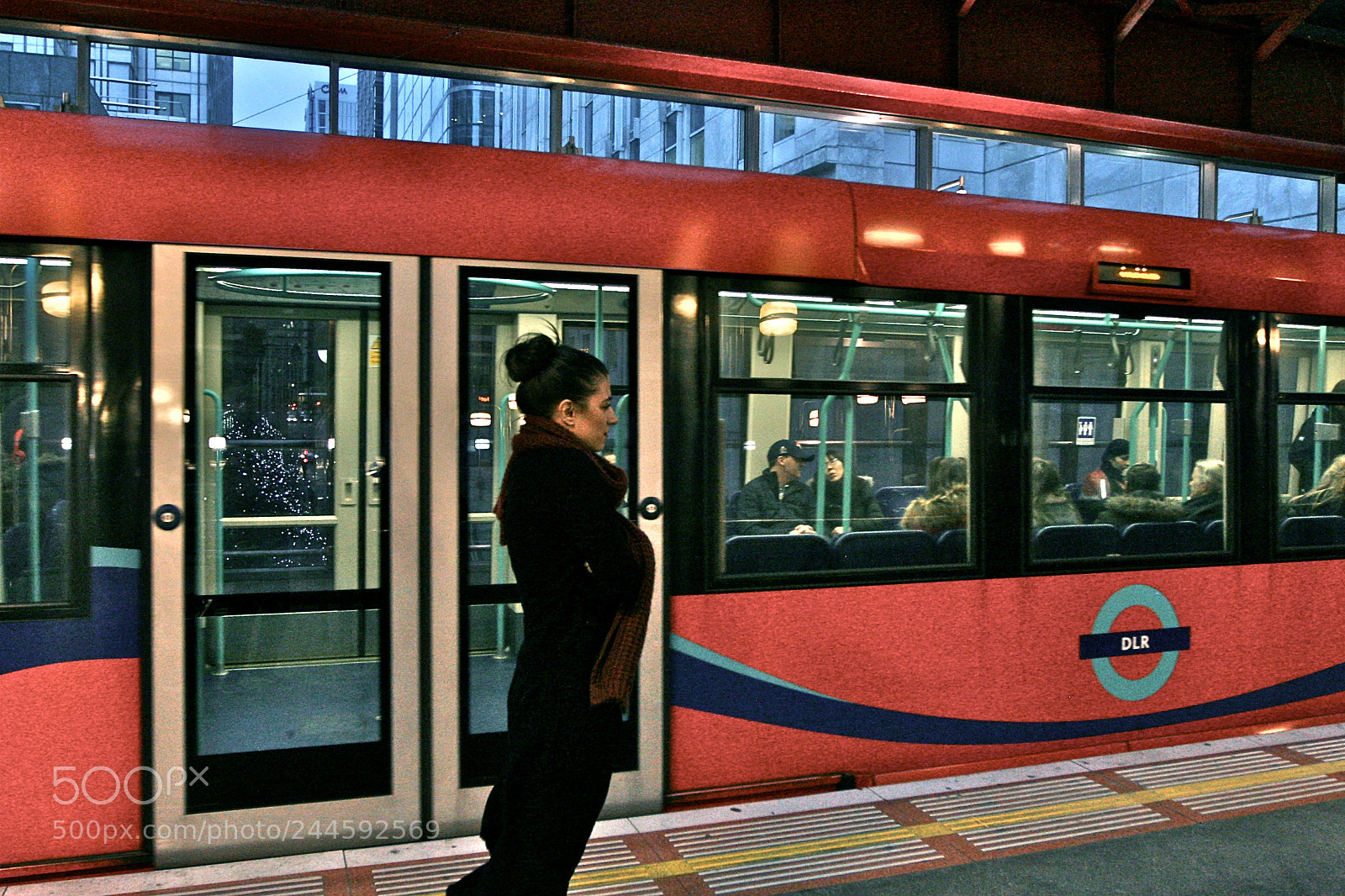 Canon EOS 30D sample photo. The red train photography