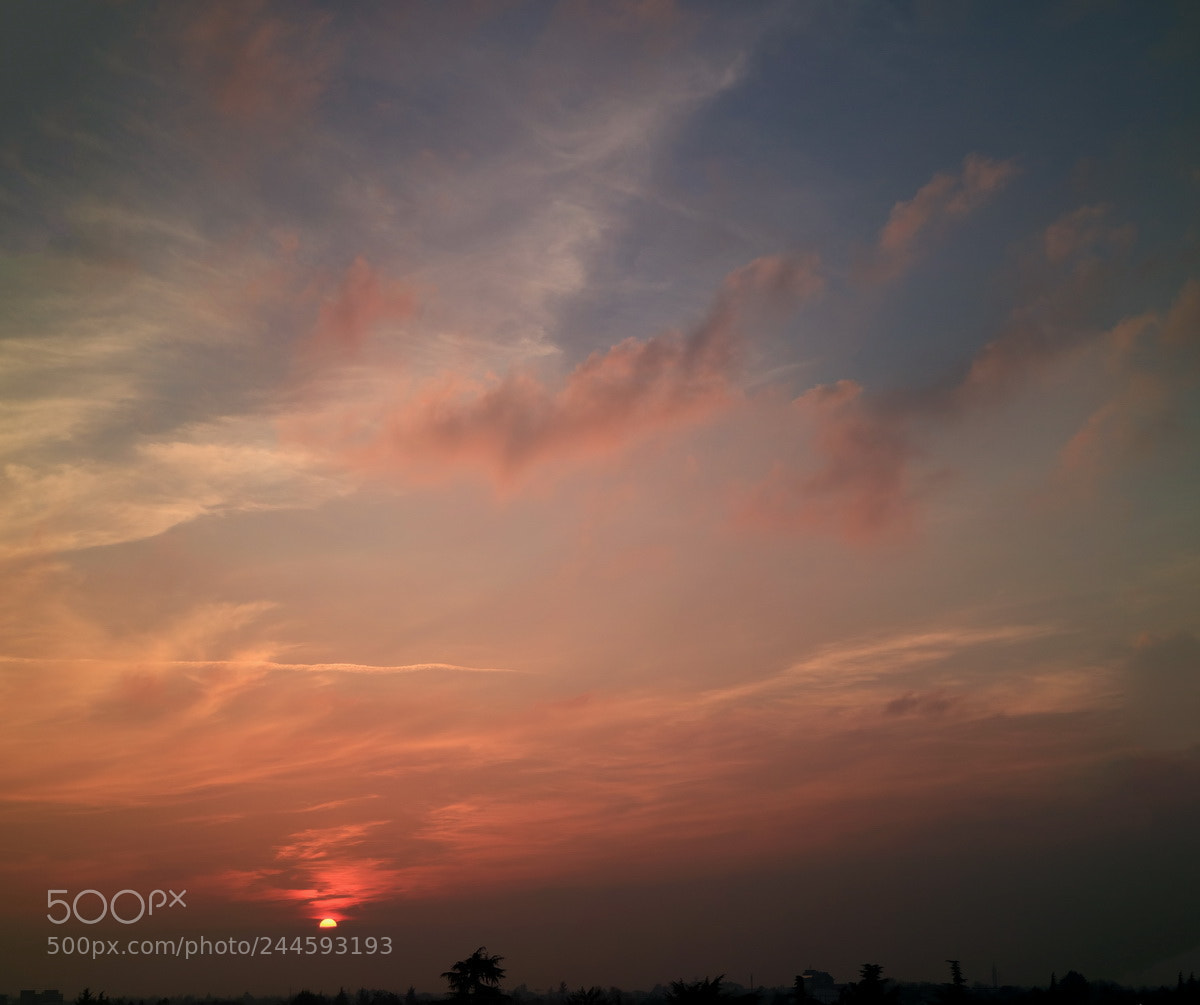 Canon EOS M3 sample photo. Cielo rosso photography