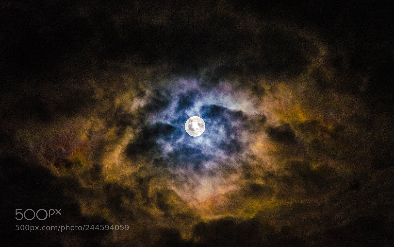 Nikon D5100 sample photo. Moon power photography
