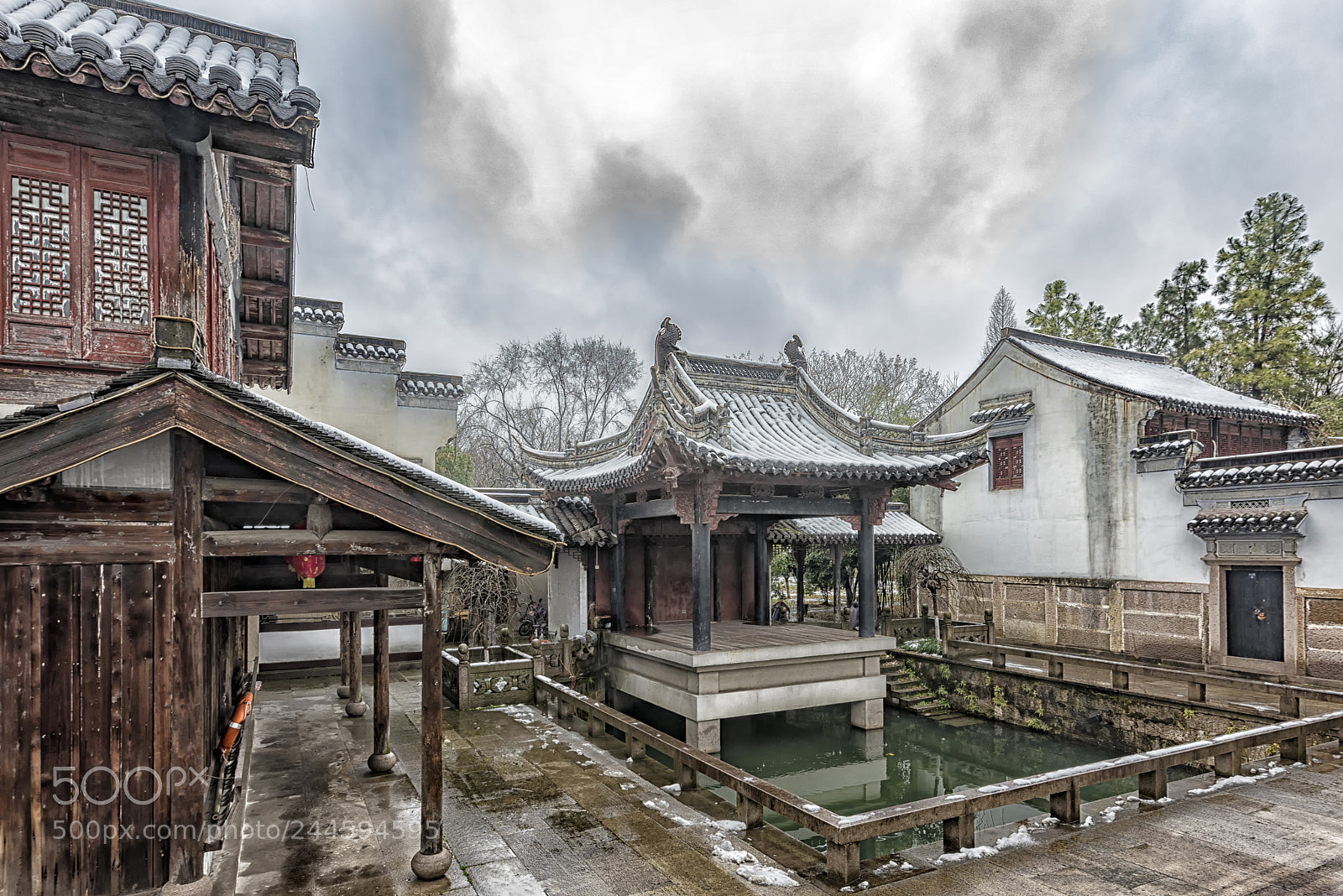 Nikon D810 sample photo. The town of snow photography