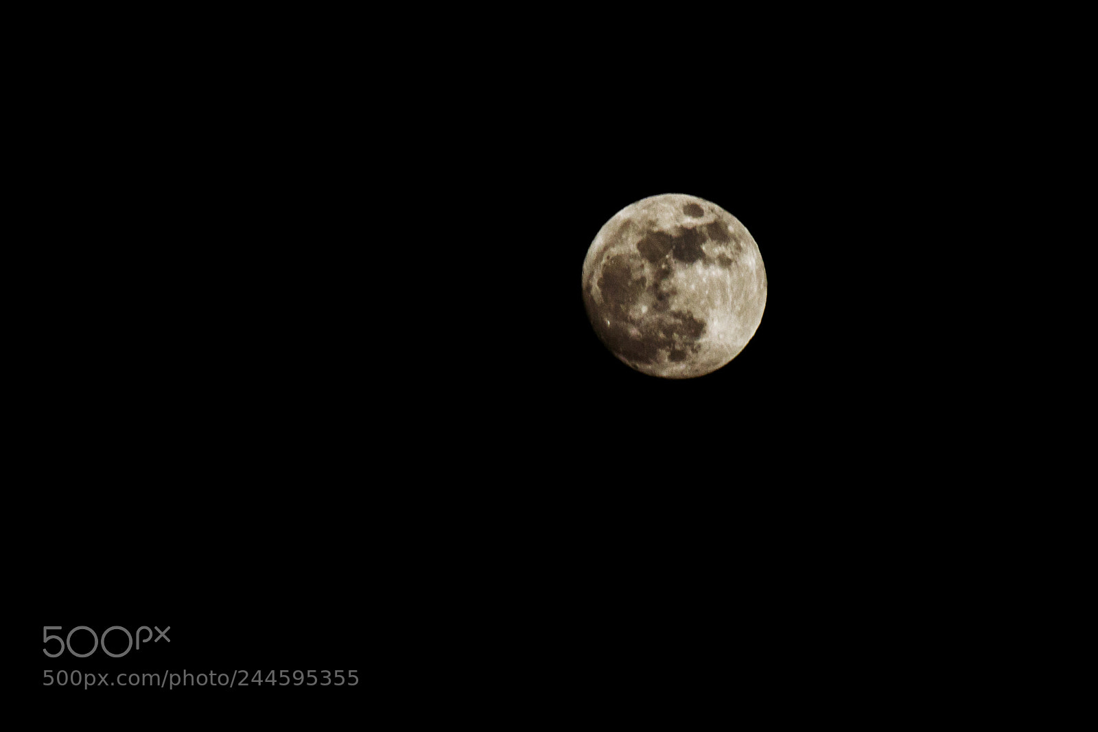 Nikon D5100 sample photo. Moon photography